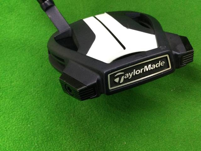 中古 SPIDER X ブルー/ホワイト スモールスラントパター ゴルフ用品