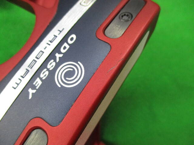 中古 TRI-BEAM RED #7 CSパター ゴルフ用品