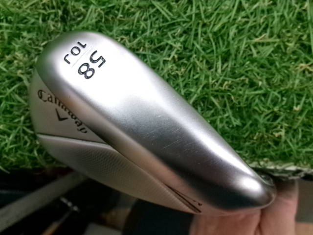 Callaway ウェッジ JAWS RAW FULL TOE クロム 58°-10J