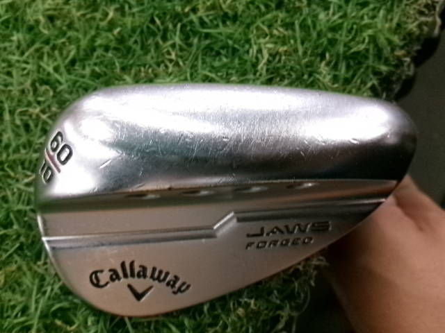 Callaway ウェッジ JAWS FORGED クロムメッキ 60°-10°