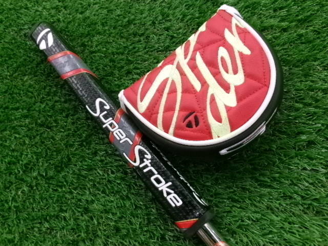 中古 SPIDER GT ROLLBACK SILVER/BLACK シングルベンドパター ゴルフ用品