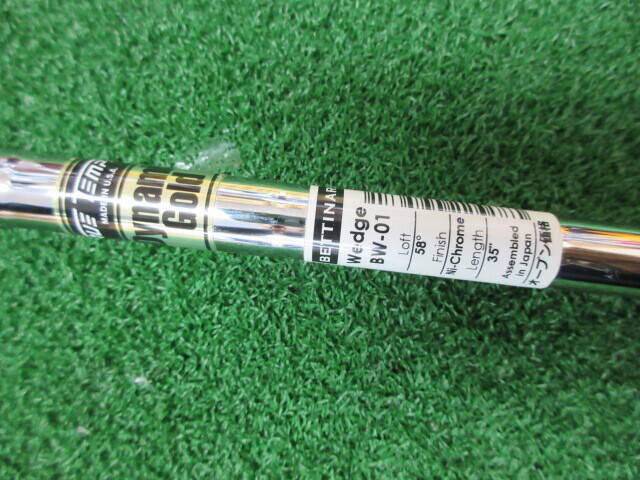 中古 TOUR STOCK BW-01 (ニッケルクロムサテン) 58゜ウェッジ ゴルフ用品