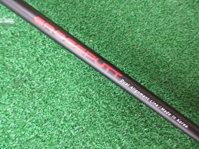 中古 CROSSPUTT RED BLACK LABELパター ゴルフ用品