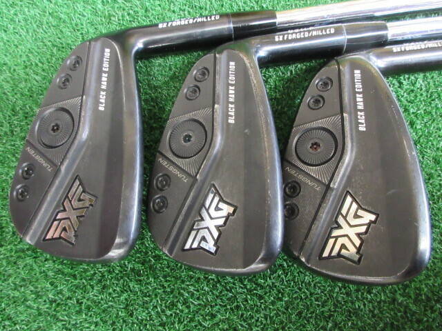 中古 PXG 0311P GEN6 BLACK HAWK EDITION 7本アイアンセット ゴルフ用品