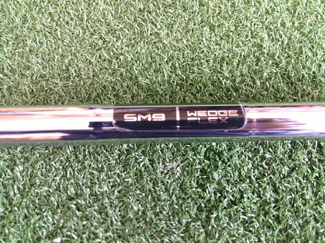 中古 Vokey SM9 ブラッシュドスチール 54°-12Dウェッジ ゴルフ用品