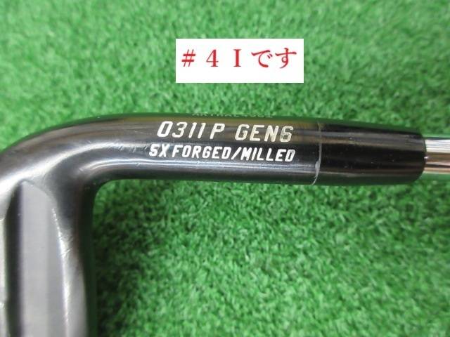 中古 PXG 0311P GEN6 BLACK HAWK EDITION 7本アイアンセット ゴルフ用品
