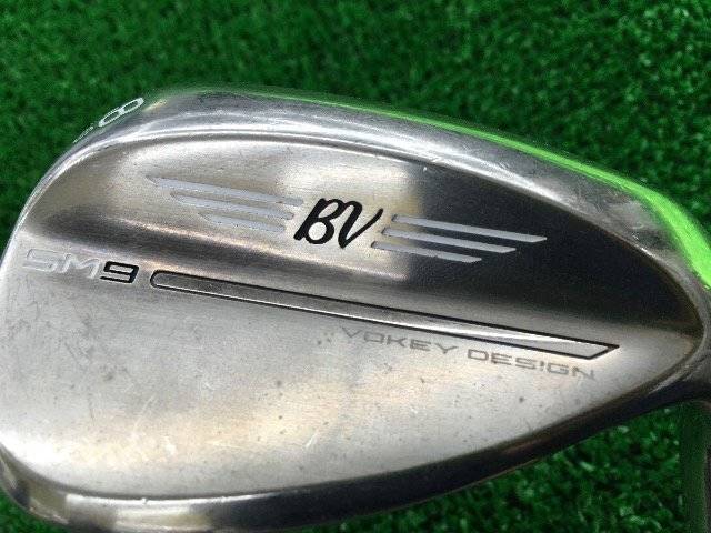 中古ゴルフ Vokey SM9 ブラッシュドスチール (US) 58°-12Dの写真