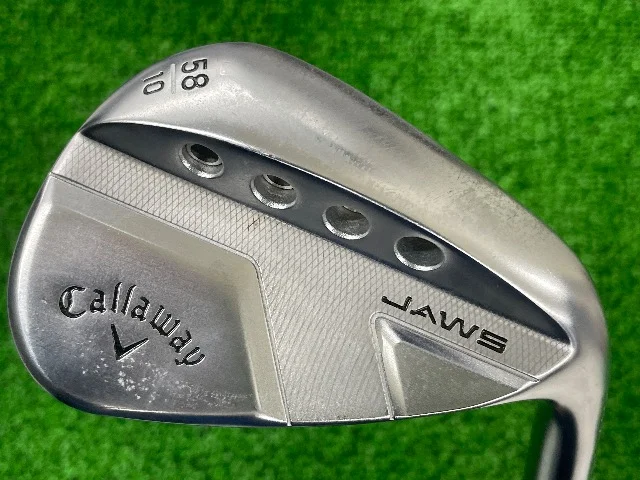 中古ゴルフ JAWS FULL TOE クロム 58°-10°の写真