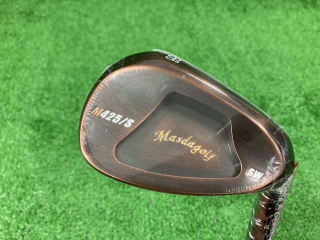 中古ゴルフ STUDIO WEDGE M425(ストレート) 銅メッキ SW 56°の写真