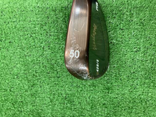 中古 STUDIO WEDGE M425/S(ストレート) 銅メッキ P/A 50°ウェッジ ゴルフ用品