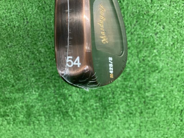 中古 STUDIO WEDGE M425(ストレート) 銅メッキ AW 54°ウェッジ ゴルフ用品