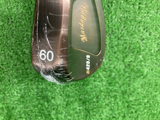 中古 STUDIO WEDGE M425(ストレート) 銅メッキ SW 60°ウェッジ ゴルフ用品