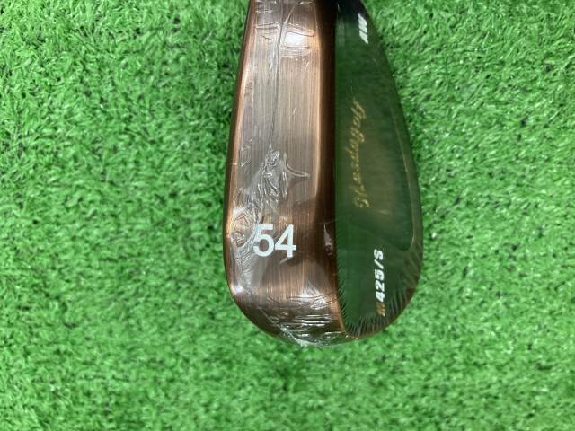 中古 STUDIO WEDGE M425/S(ストレート) 銅メッキ AW 54°ウェッジ ゴルフ用品