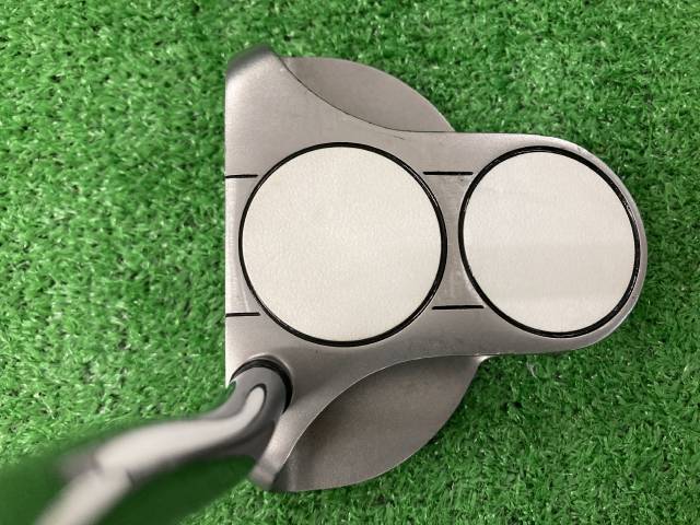 中古 ホワイトスチール2ボールパターパター ゴルフ用品