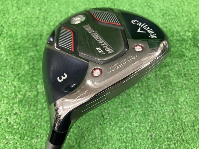 中古 BIG BERTHA B21 3W 16.5°フェアウェイウッド ゴルフ用品