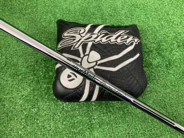 中古 SPIDER EX PLATINUM WHITE SLANTパター ゴルフ用品