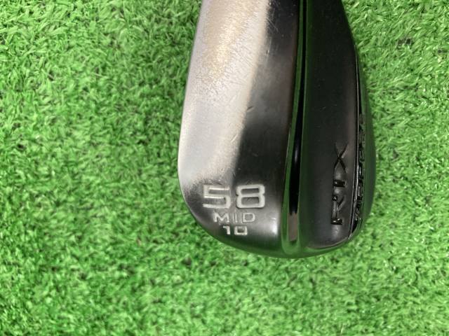 中古 RTX ZIPCORE BLACK SATIN 58-10 58°ウェッジ ゴルフ用品