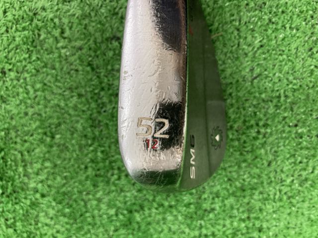 中古 ボーケイSM6スティールグレー52-12F 52°ウェッジ ゴルフ用品