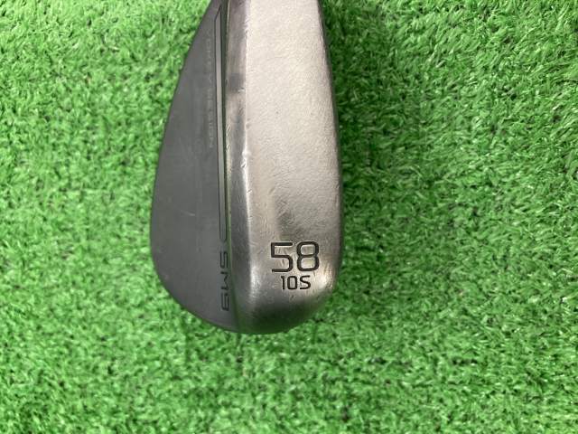 中古 ボーケイSM9ジェットブラック58-10S 58°ウェッジ ゴルフ用品
