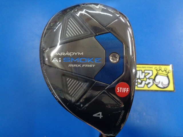 中古ゴルフ PARADYM Ai SMOKE MAX FAST UT 4H 21°の写真
