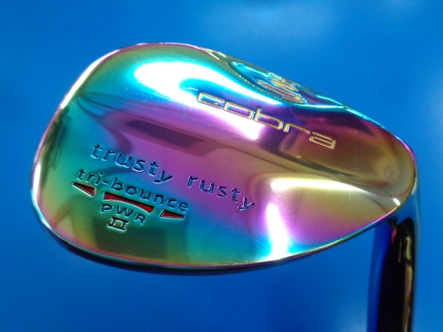 中古ゴルフ trusty rusty 2012 レインボーIP加工 53°
