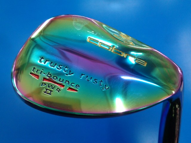 中古ゴルフ trusty rusty 2012 レインボーIP加工 53°