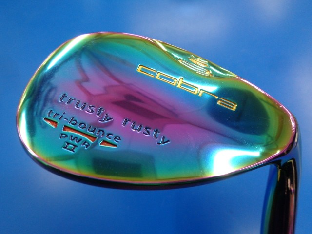 中古ゴルフ trusty rusty 2012 レインボーIP加工 57°
