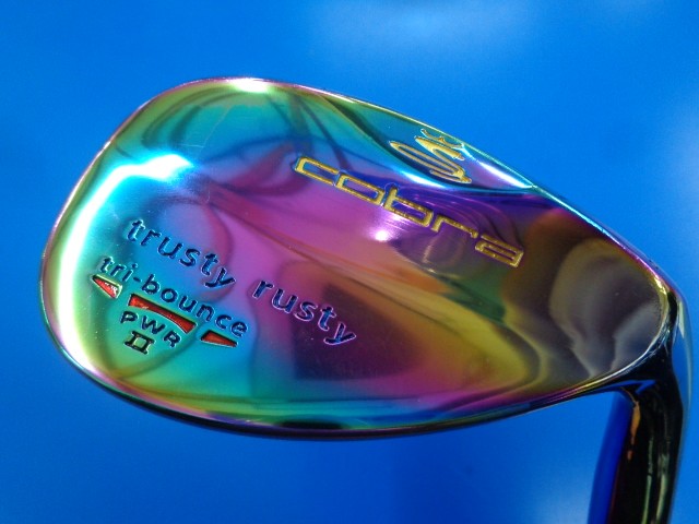 中古ゴルフ trusty rusty 2012 レインボーIP加工 57°