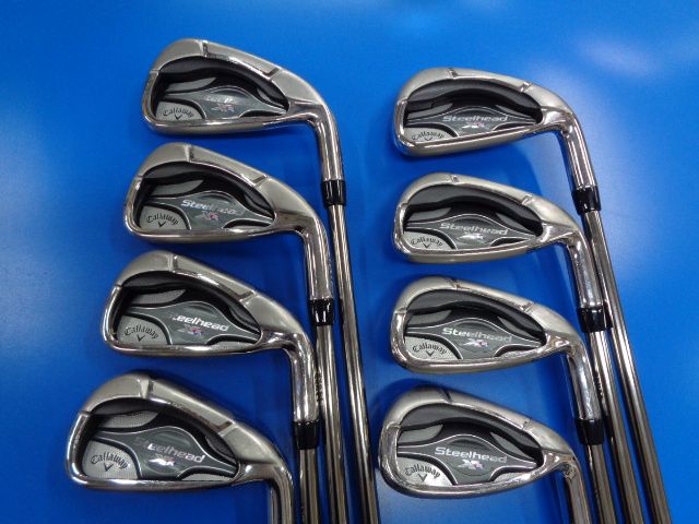 中古ゴルフ スチールヘッドXR 8本の写真