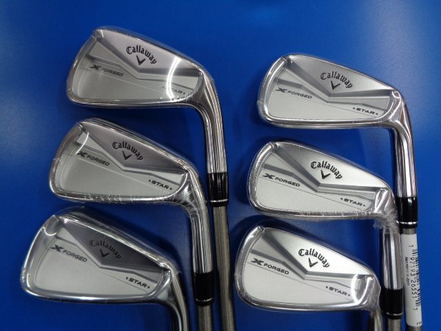 中古ゴルフ X-FORGED STAR 2024 6本の写真