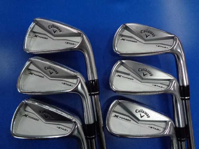 中古ゴルフ X-FORGED STAR 2024 6本の写真