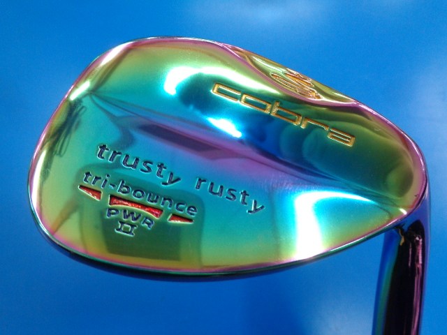 中古ゴルフ trusty rusty 2012 レインボーIP加工 49°