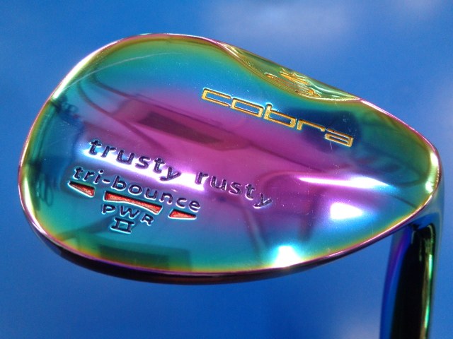 中古ゴルフ trusty rusty 2012 レインボーIP加工 55°