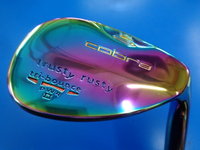 中古ゴルフ trusty rusty 2012 レインボーIP加工 59°
