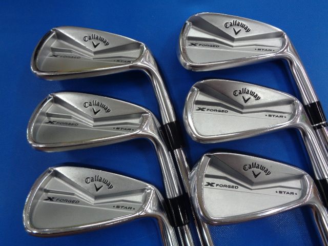 中古ゴルフ X-FORGED STAR 2024 6本の写真