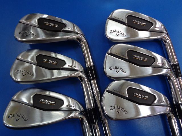 中古ゴルフ ROGUE ST PRO 6本の写真