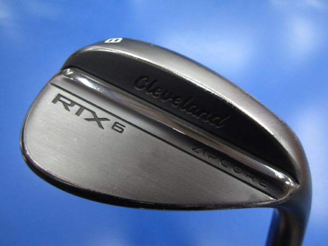 中古ゴルフ RTX-6 ZIPCORE BLACK 58-10 58°の写真