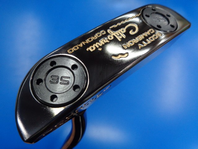 中古ゴルフ カリフォルニア コロナド ブラックDLC加工 リメイクパター