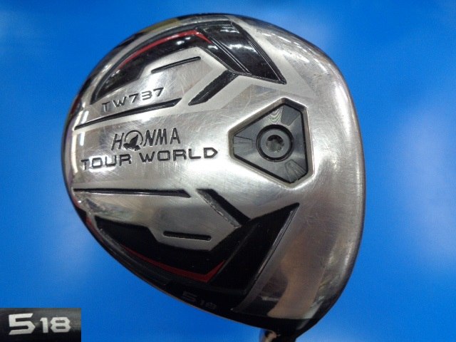 中古ゴルフ ツアーワールドTW737 FW 5W 18°