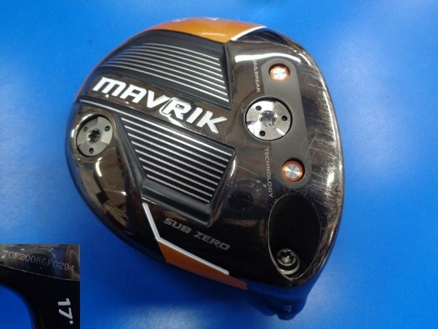 中古ゴルフ MAVRIK SUB ZERO Tour Ver. CE 17 17°