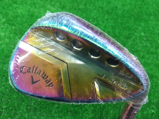 中古ゴルフ JAWS FULL TOE Chrome 54-12 オーロラ加工 54°
