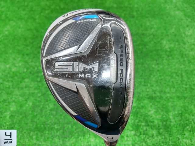 中古ゴルフ SIM MAX RESCUE #4 22°