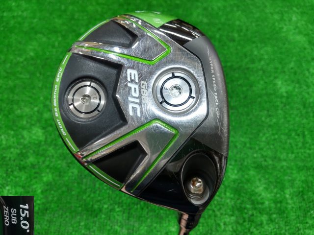 中古ゴルフ GBB EPIC SUB ZERO 15 15°