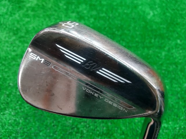 中古ゴルフ ボーケイSM9ブラッシュドスチール50-12F 50°