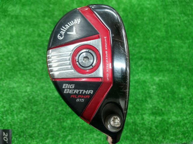 中古ゴルフ ビックバーサALPHA815ユーティリティ 20 20°の写真