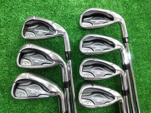 中古ゴルフ スチールヘッドXR 7本の写真