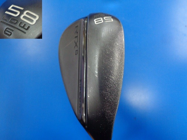 Cleveland ウェッジ RTX-6 ZIPCORE BLACK 58-6 58°