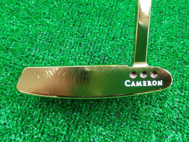 Titleist パター スコッティキャメロン・ニューポート・ミッドスラント・プロプラチナム(ゴールドIP加工)