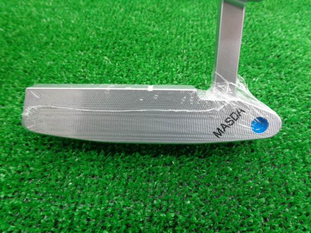 MasdaGolf パター STUDIO-2 ニッケルクロム仕上げ ブレード、サイトライン彫刻