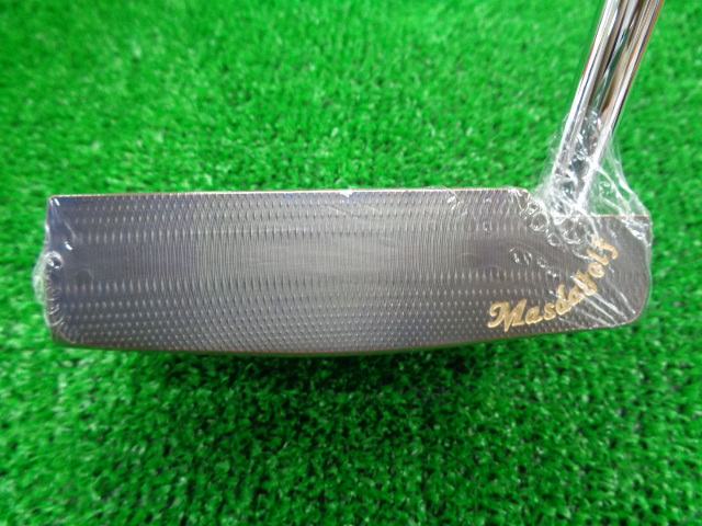 MasdaGolf パター STUDIO-3 銅メッキ仕上げブレードライン彫刻